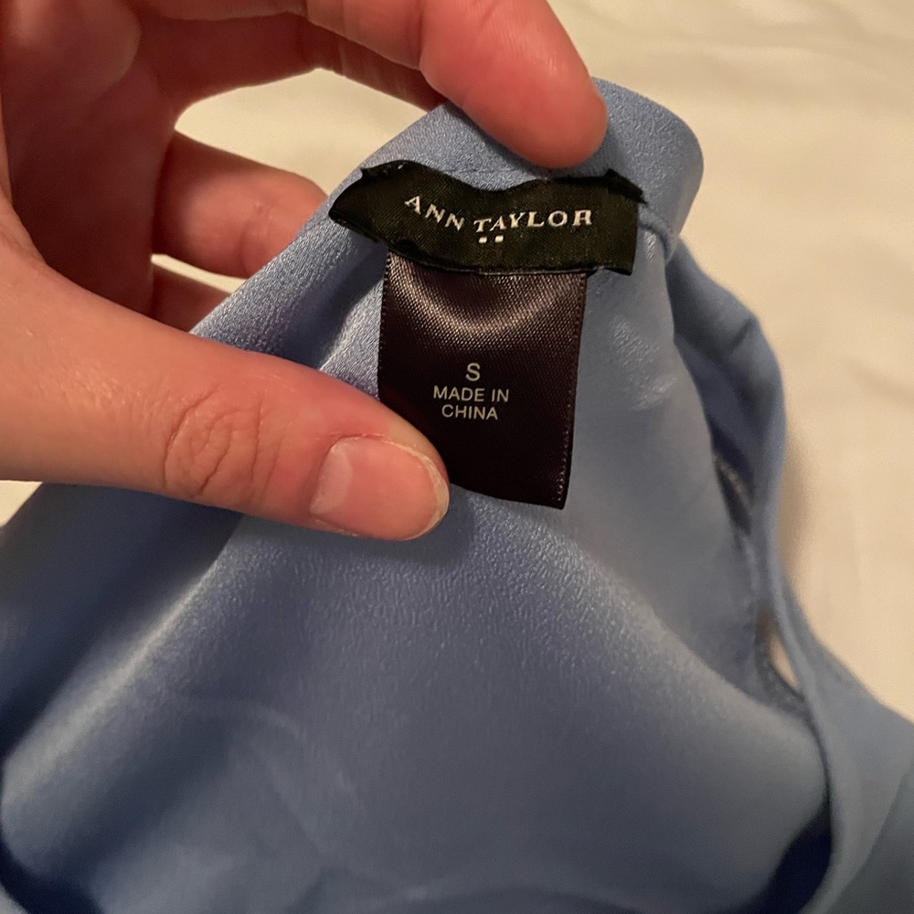 Ann Taylor Blue Tank Top